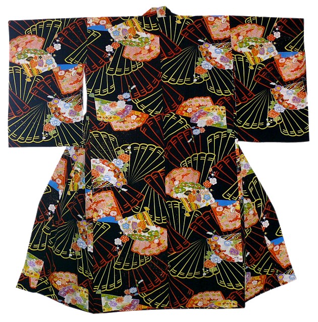 кимоно молодой девушки, шелк, 1930-е гг.