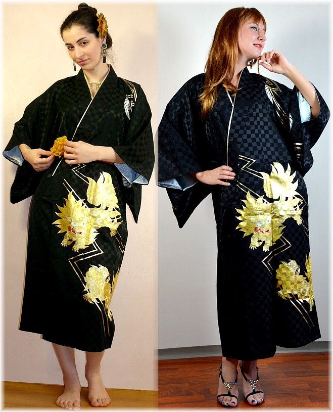 японское традиционное женское кимоно