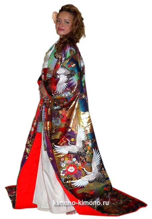 японское традиционное кимоно-накидка