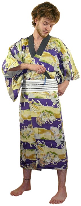 японское мужское кимоно, шелк, 1930-е гг.