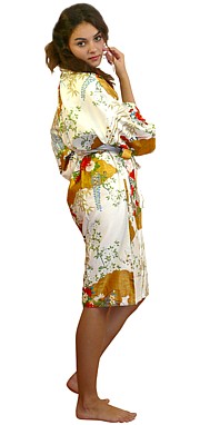 японское кимоно-мини из хлопка