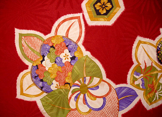 рисунок ткани японского антикварного хаори, 1930-е гг.