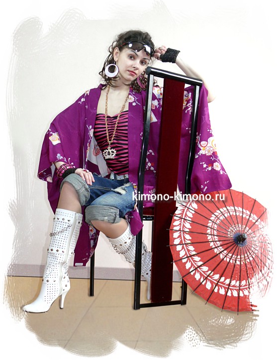 хаори женское шелковое, 1930-е гг.