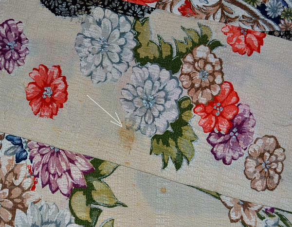 пятнышко на шелковом кимоно ОК-026