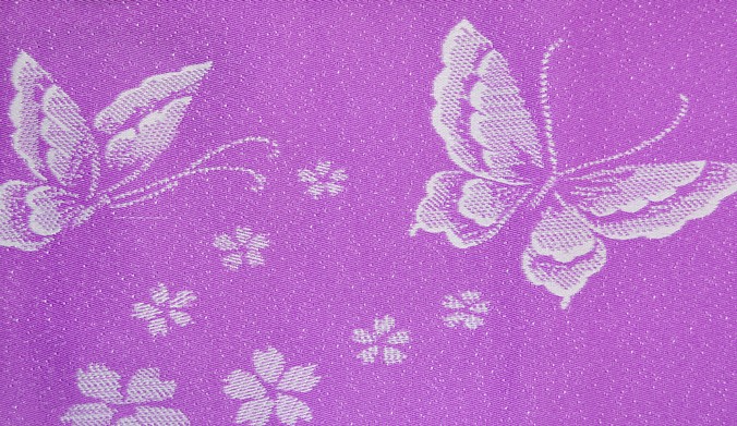 деталь дизайна японского женского пояса ОБИ